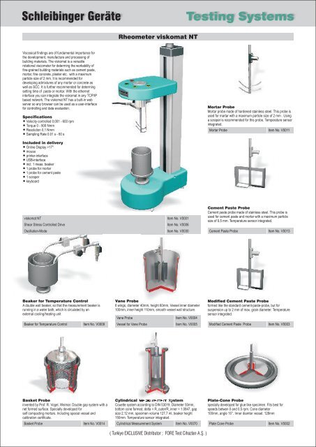 FORE-Schleibinger(Catalog)(En)