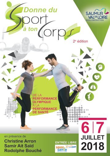 Programme Donne du sport à ton corps 6 et 7 juillet 2018