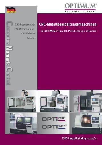 CNC-Metallbearbeitungsmaschinen - Optimum Maschinen