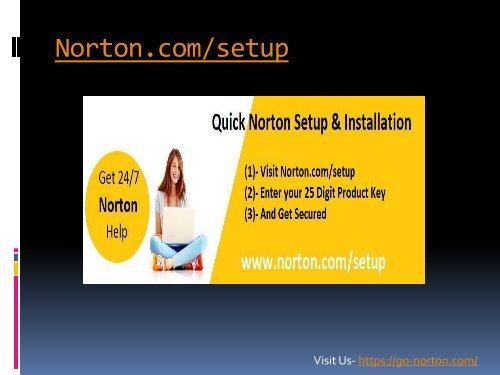 Norton.Com/Setup- Norton Product Key