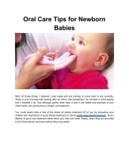 All You Need To Know About Newborn Oral Care