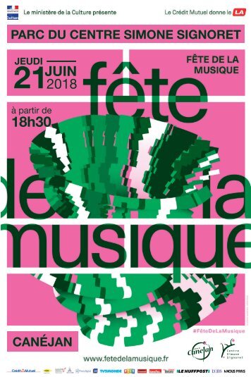 Carte Postale Fête de la Musique 2018 Canéjan