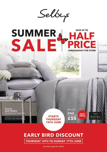 Selbys Summer Sale 2018