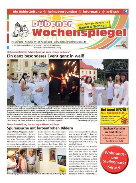 Dübener Wochenspiegel - Ausgabe 17 - 24_08_2016