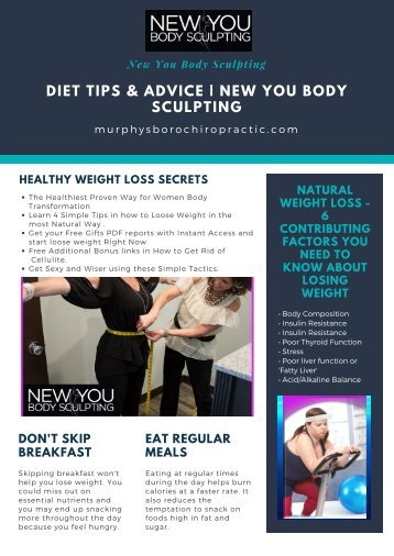 Diet Tips & Advice - New You Body Sculpting