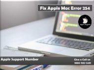 Fix Apple Mac Error 254