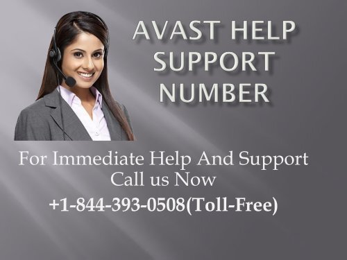 Avast Help +1-844-393-0508