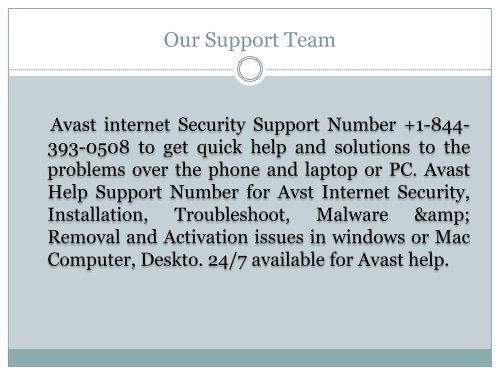 Avast Internet Security +1-844-393-0508