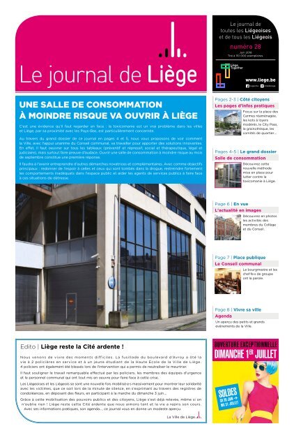 Votre Journal de Liège de juin 2018