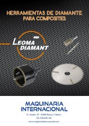 Herramientas de diamante electrodepositado para composites LEOMA DIAMANT