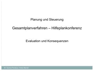 Gesamtplanverfahren - Dr. G. Panskus, A. Berndl (PDF)