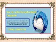 How  can I archive the emails in Mozilla Thunderbird?