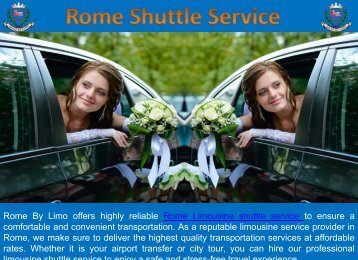 Rome Shuttle Service