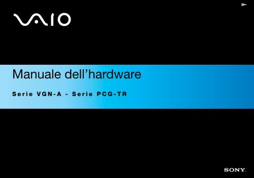 Sony VGN-A195HP - VGN-A195HP Istruzioni per l'uso Italiano