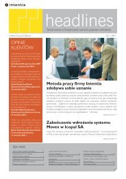 Zakończenie wdrożenia systemu Movex w Icopal ... - Lawson Software