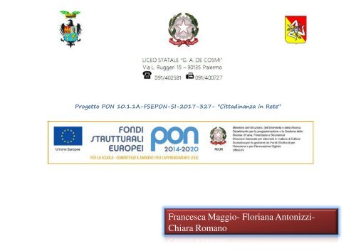 Pon Liceo De Cosmi 2018 - Antonizzi, Maggio, Romano