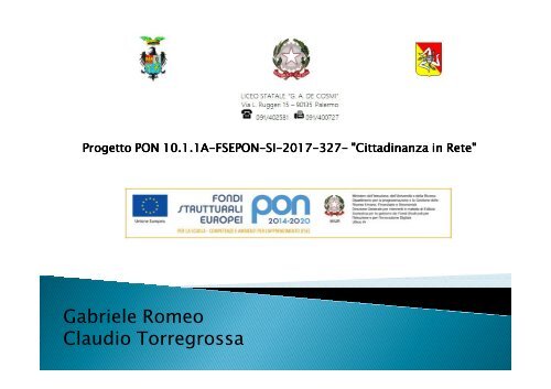 Pon Liceo De Cosmi 2018 - Romeo, Torregrossa