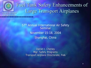 on Fuel Tank Safety - EASA