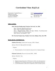 vitae curriculum washington template university of Wei LIU Curriculum Stanford Observatories Vitae:  Solar