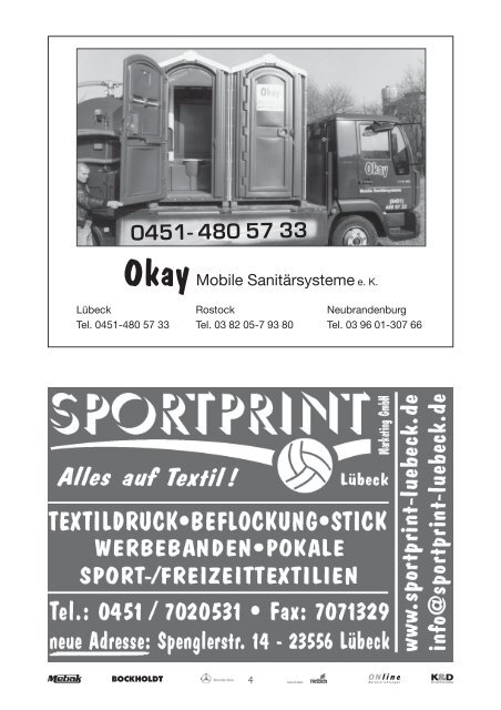 Maurine-Kicker 01/2012 - FC Schönberg 95