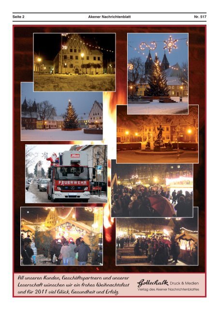 Ausgabe 517 vom 17.12.2010 - Stadt Aken (Elbe)