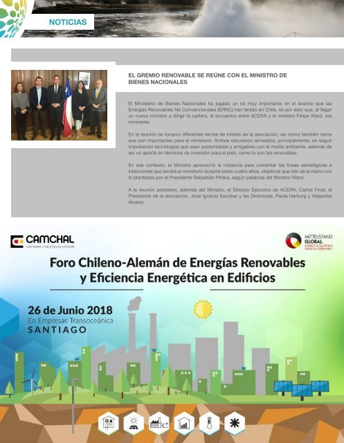 Newsletter ACERA - Mayo 2018