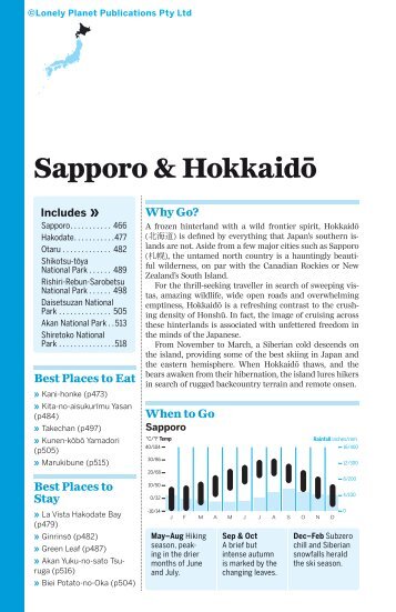 Sapporo & Hokkaidō - Lonely Planet