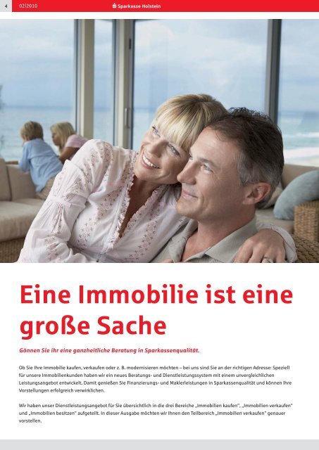 Immobilien verkaufen - Sparkasse Holstein