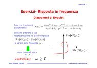 Esercizi - Dipartimento di Elettronica ed informazione