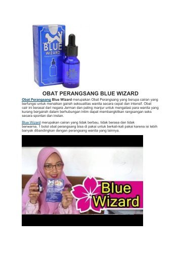 OBAT PERANGSANG BLUE WIZARD