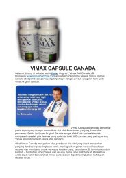 VIMAX CAPSULE CANADA