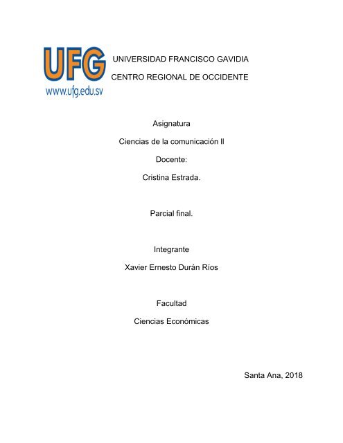 ciencias de la comunicacion parcial final