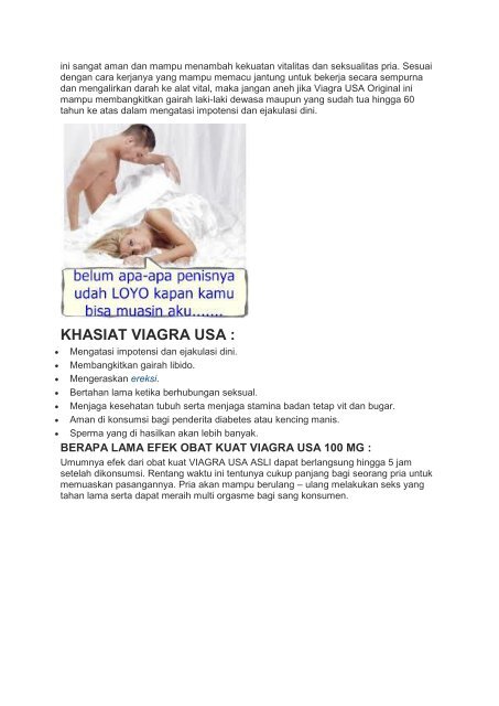 KUAT LELAKI VIAGRA USA