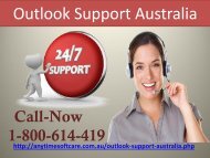  Outlook Support Australia 1-800-614-419 |Swift Service