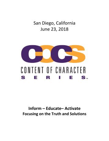 COCS San Diego Program Guide 