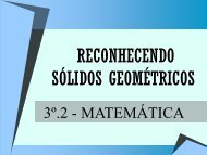 RECONHECENDO OS SÓLIDOS-GEOMÉTRICOS