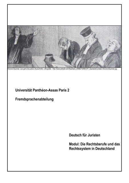 Universität Panthéon-Assas Paris 2 Fremdsprachenabteilung ...