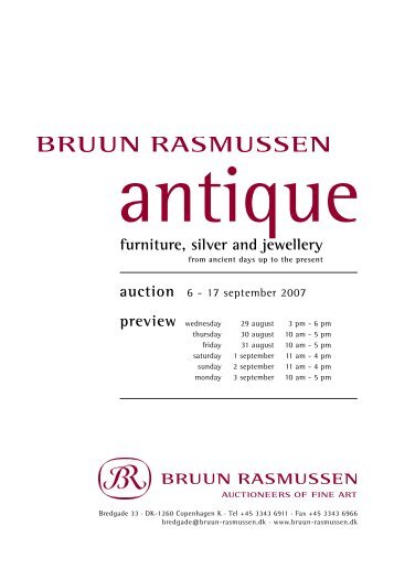 auCtion 776 - Bruun Rasmussen