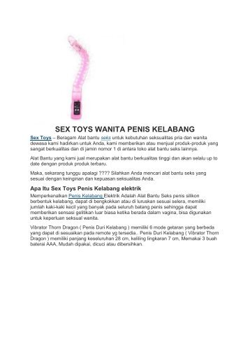 SEX TOYS WANITA PENIS KELABANG