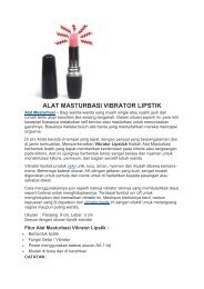 ALAT MASTURBASI VIBRATOR LIPSTIK