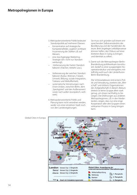 Metropolregionen in Europa - Gemeinsame ...