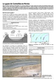 Le gypse de Cormeilles-en-Parisis - Troglo