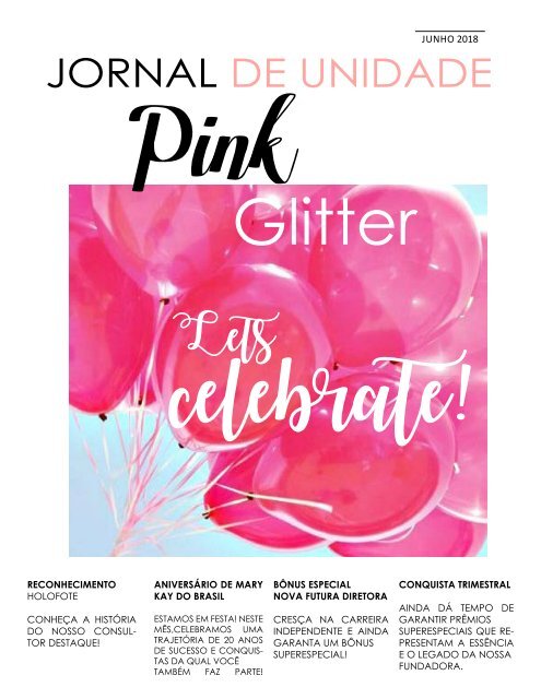 jornal pink glitter _junho
