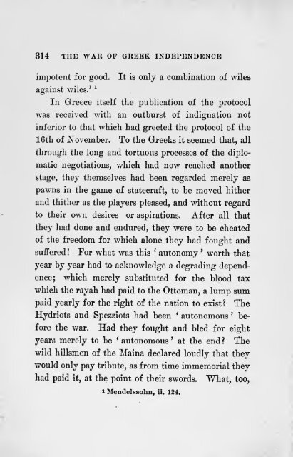 THE WAR OF GREEK INDEPENDENCE 1821 TO 1833 BY W.ALISON PHILLIPS 1897