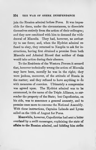 THE WAR OF GREEK INDEPENDENCE 1821 TO 1833 BY W.ALISON PHILLIPS 1897