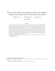 Discrete choice models with capacity constraints: an ... - UrbanSim