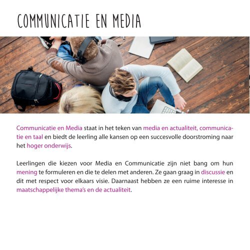 Folder Communicatie en media