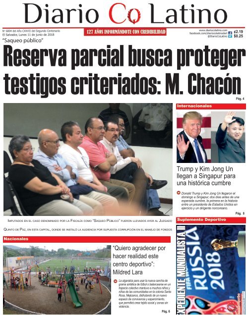 Edición 11 de Junio de 2018