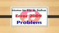 How to Fix iPhone Error 2009? Call 1-800-608-5461 Toll-Free