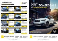 ZOMERDEALS op direct leverbare stockwagens | Opel Bariseau Mottrie